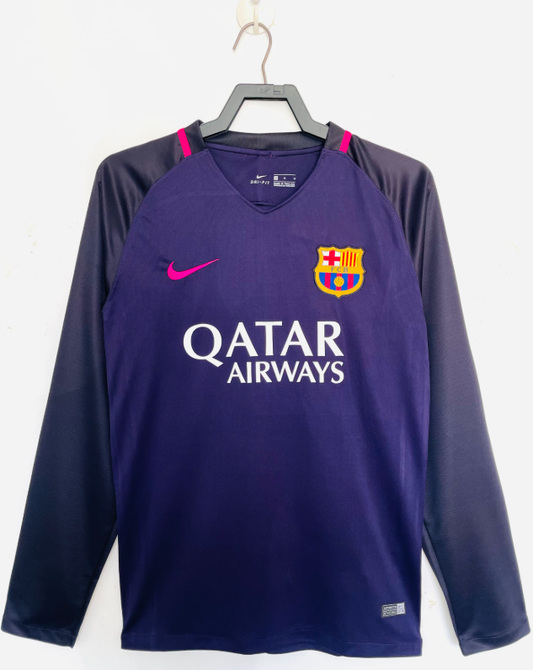 Retro 2016/17 Barcelona Visita Manga Larga