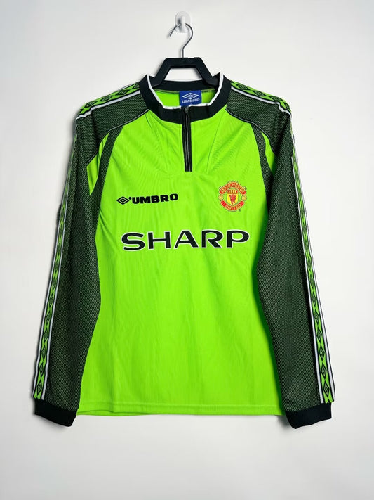Retro 1998/99 Manchester United Portero Manga Larga